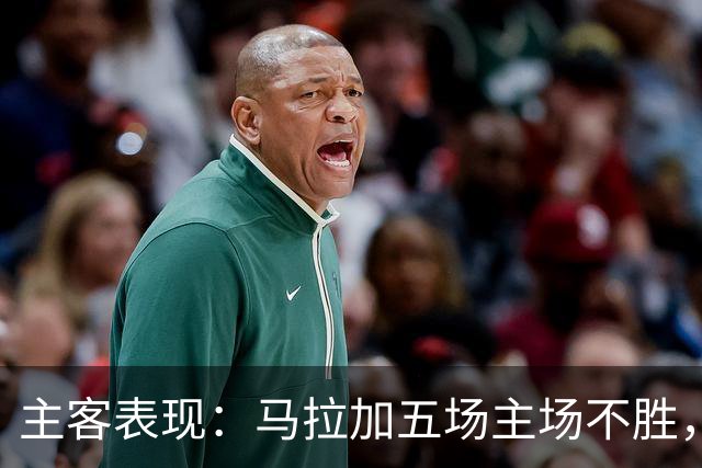 主客表现：马拉加五场主场不胜，皇家社会客场近三场不败